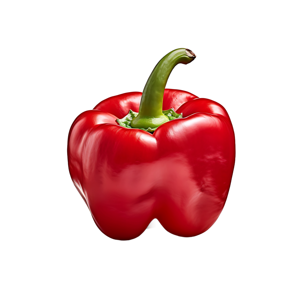 AI generated Clear Macro Shot of Paprika Pepper Showcase in PNG