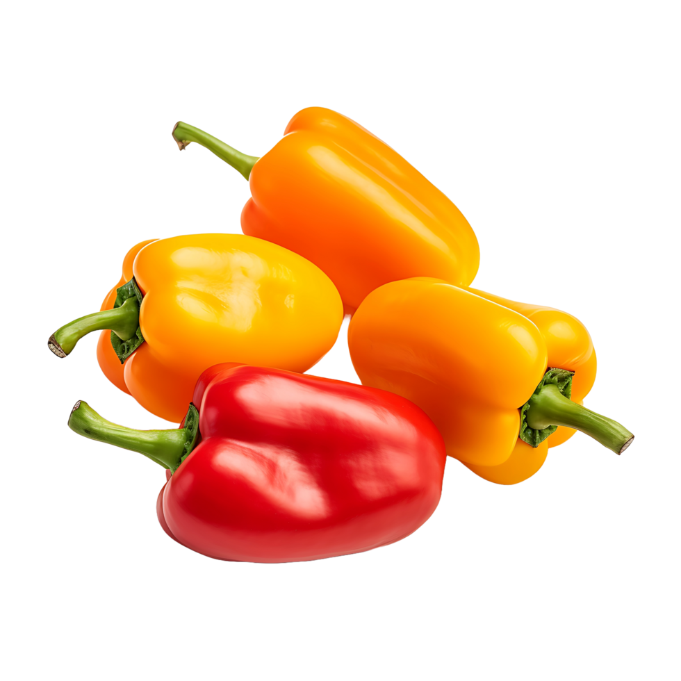 AI generated See Through Macro Shot of Paprika Pepper Presentation png
