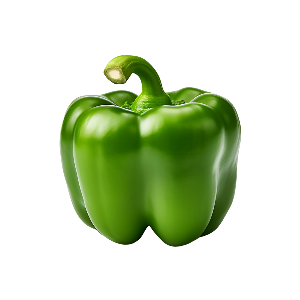 AI generated PNG Image featuring Macro Shot of Paprika Pepper Isolation