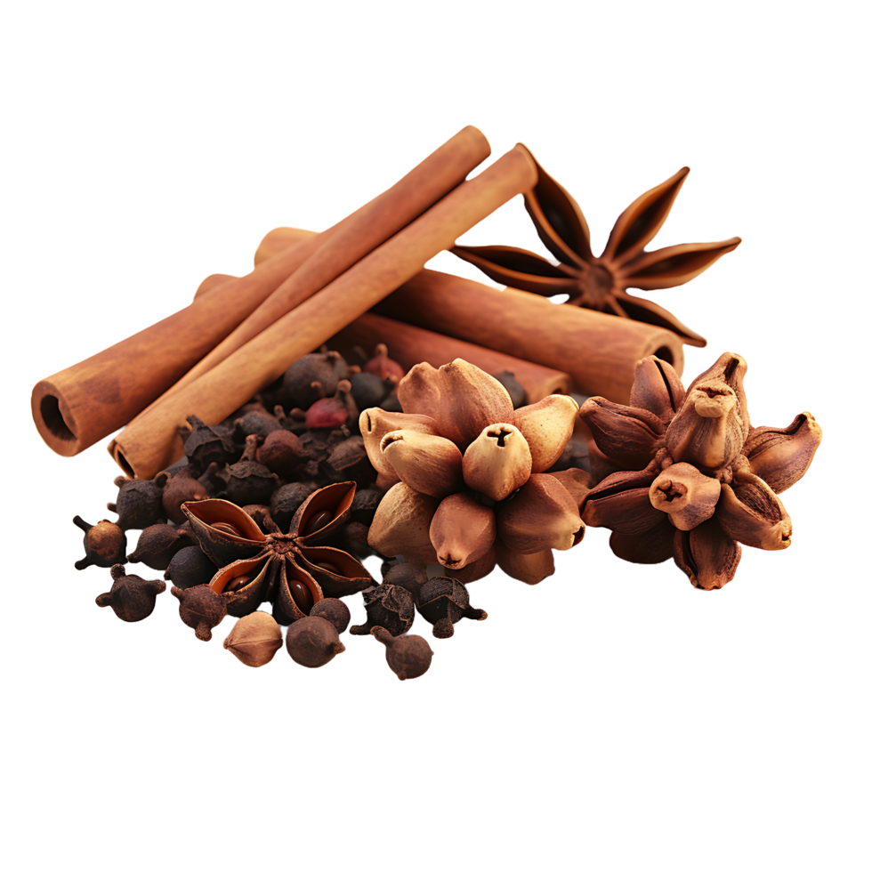 AI generated Transparent Cloves in PNG