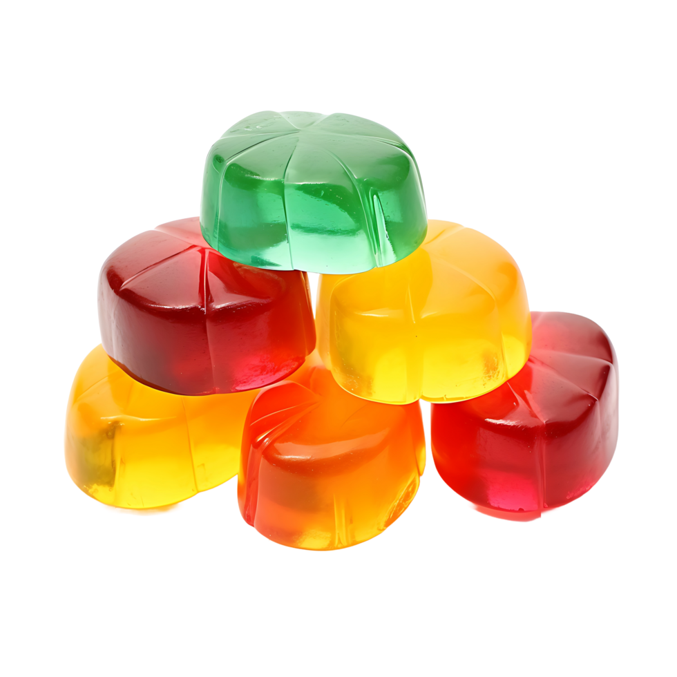 AI generated Isolated 3D Candy without Background Interruptions png