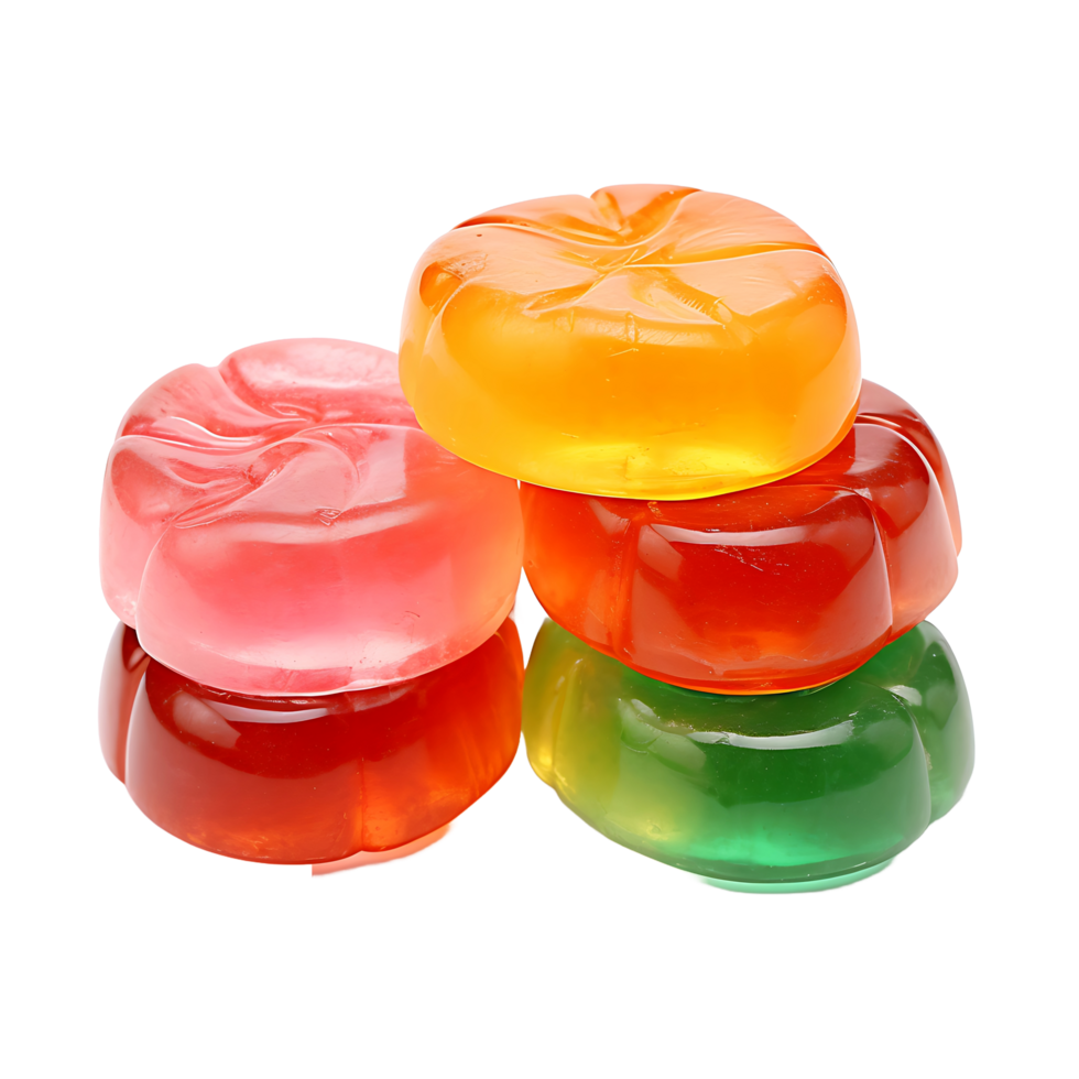 AI generated Isolated 3D Candy in PNG Format