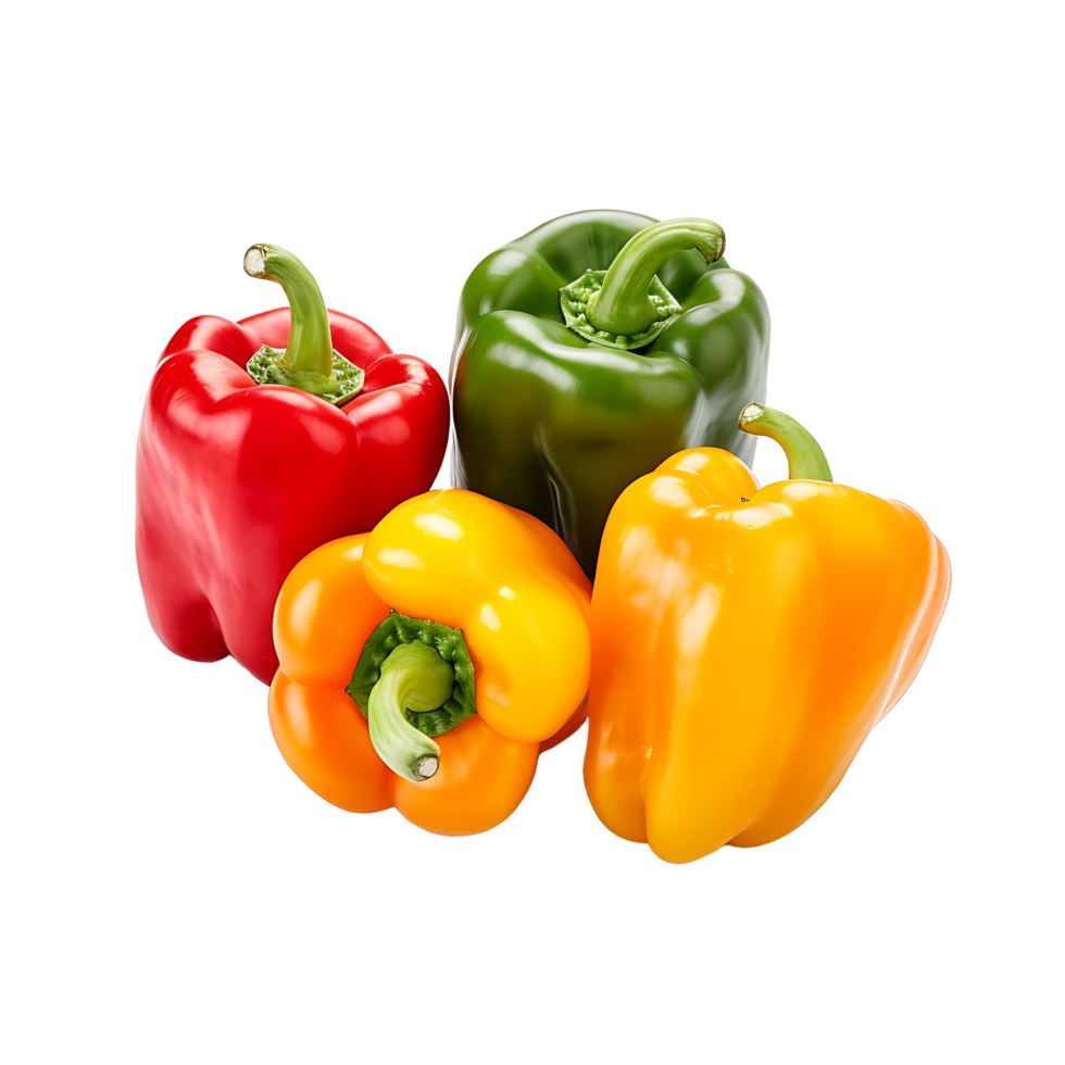 AI generated Macro Shot of Paprika Pepper with Clear Background Transparency png