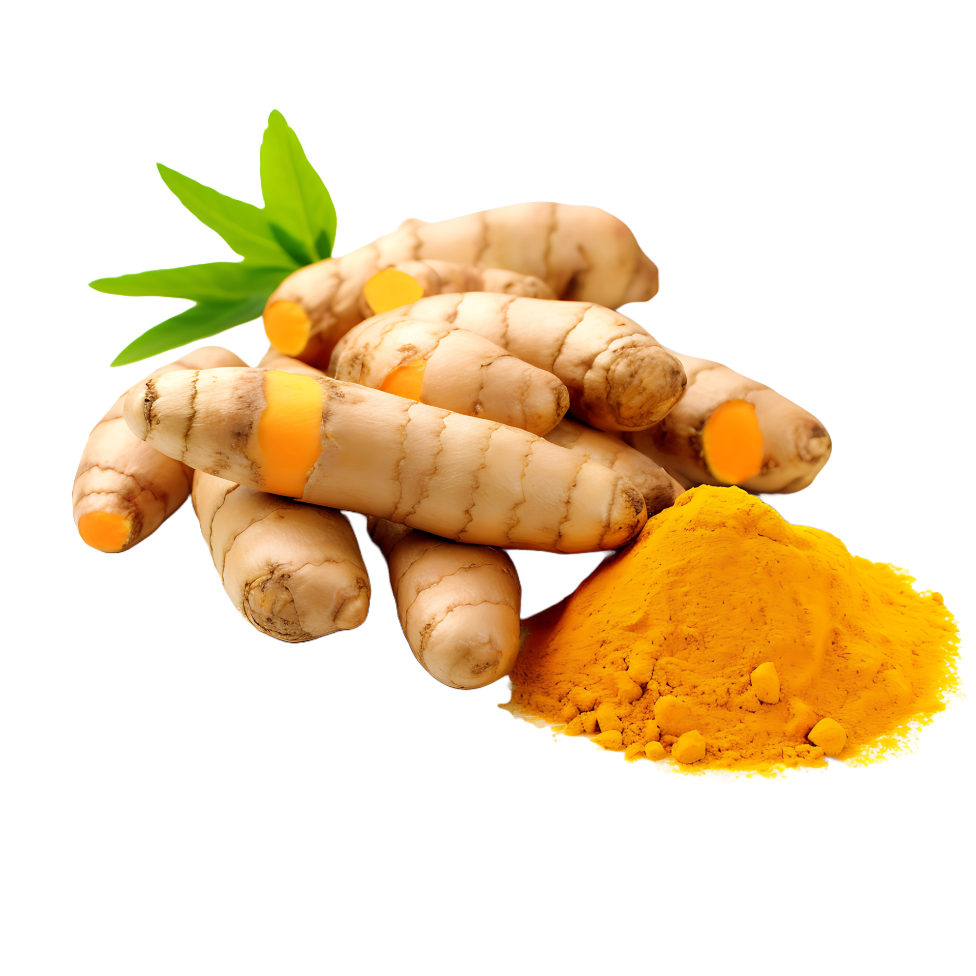 AI generated Turmeric in PNG Format Unobstructed Vibrancy 39557859 PNG