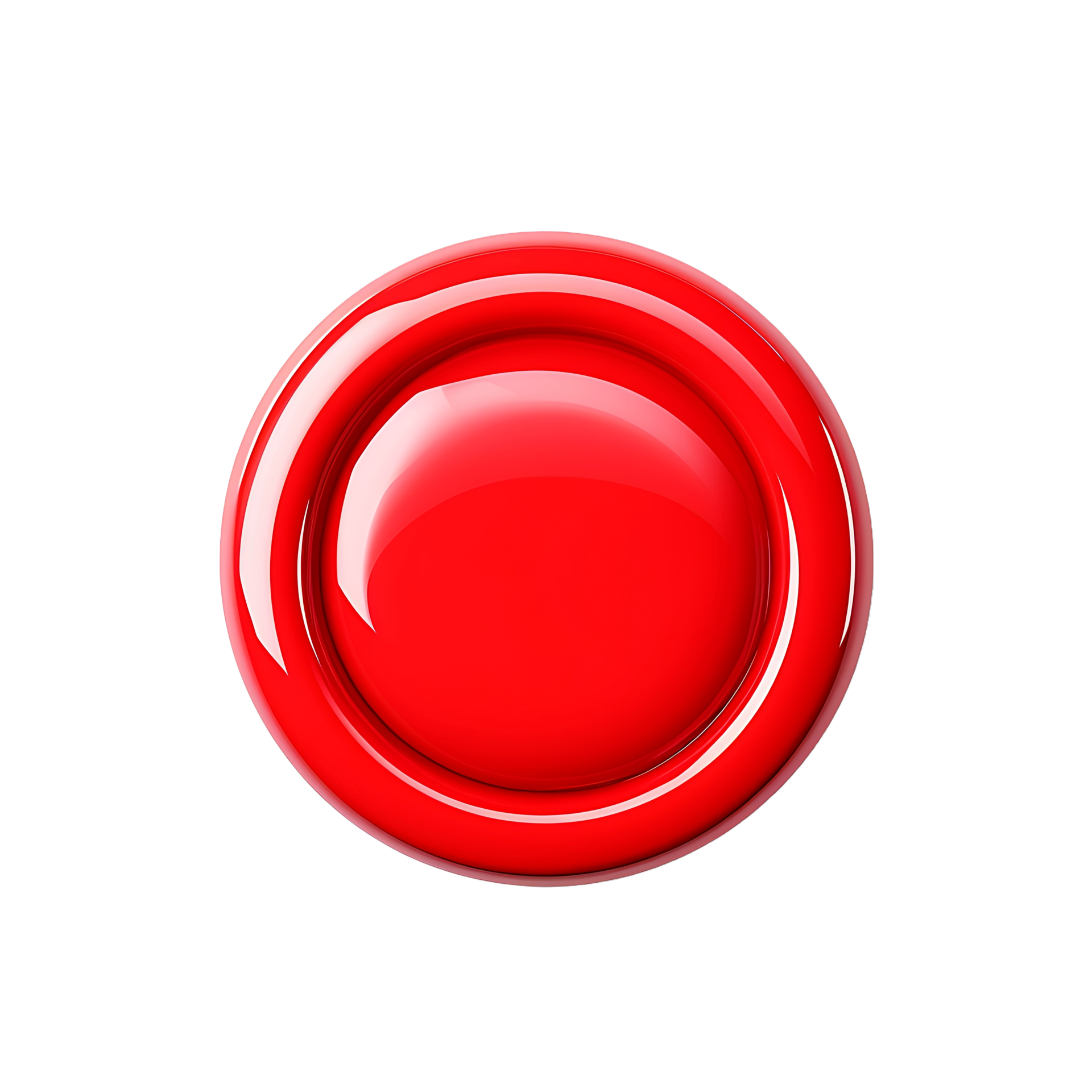 AI generated Transparent Button on a Clear Surface 39557866 PNG