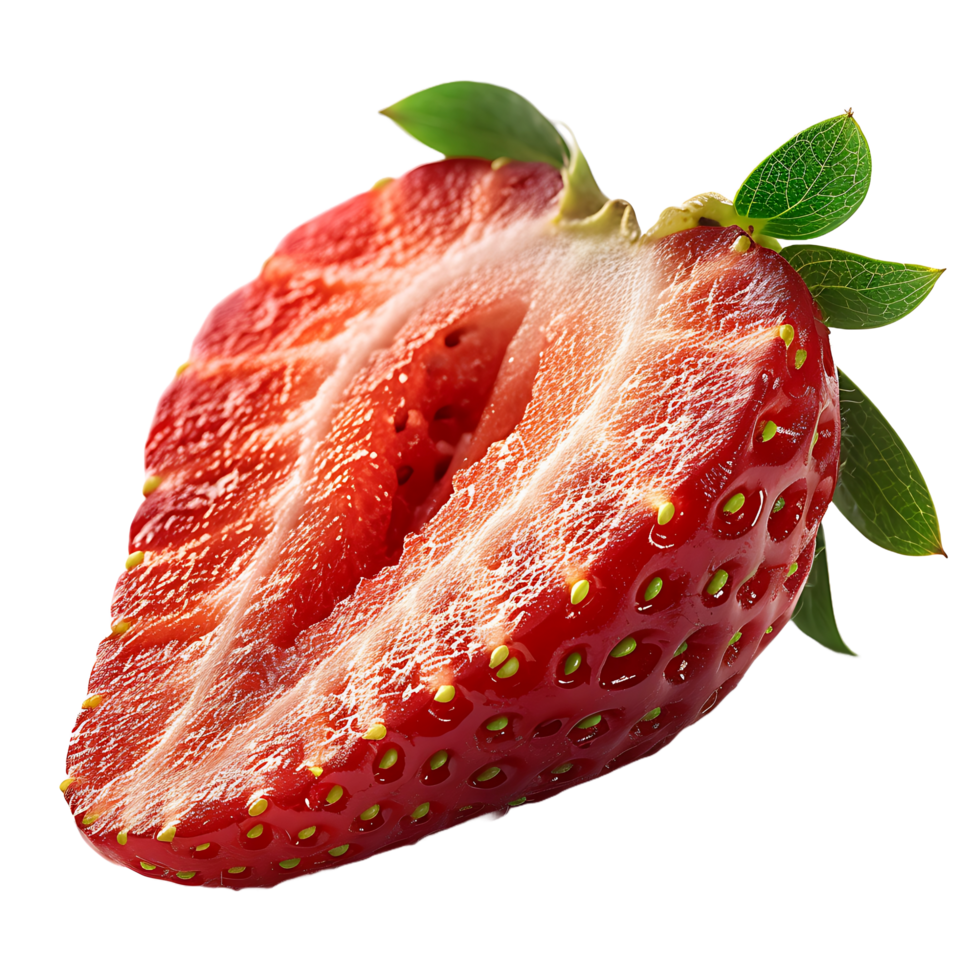 AI generated Berry Bounty, Strawberries Isolated on a Clear Background png