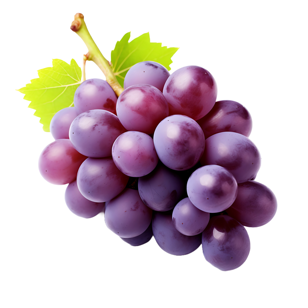 AI generated Isolated Grape in PNG Format