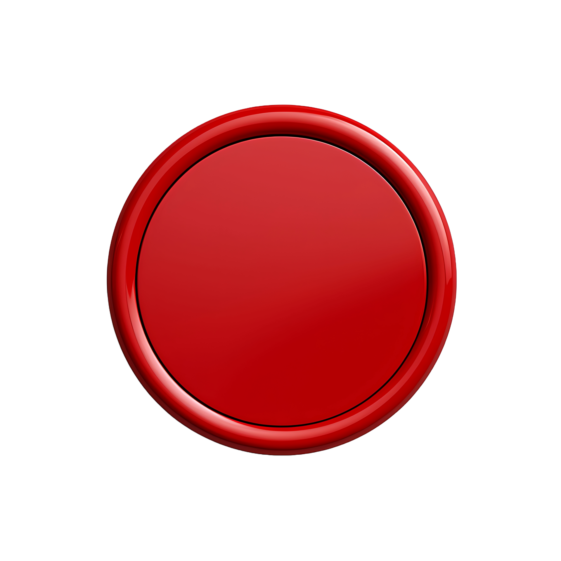 AI generated Transparent Button Isolation 39557925 PNG
