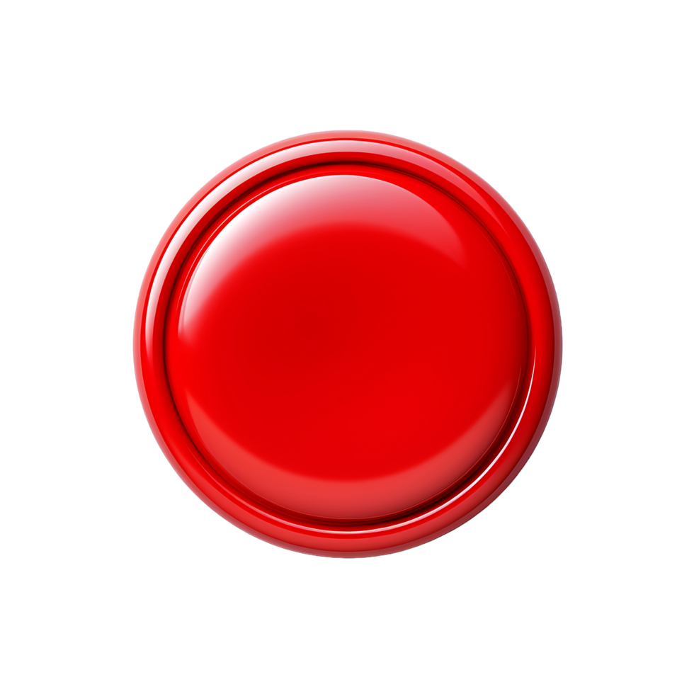 AI generated Clear Background showcasing Button Design png