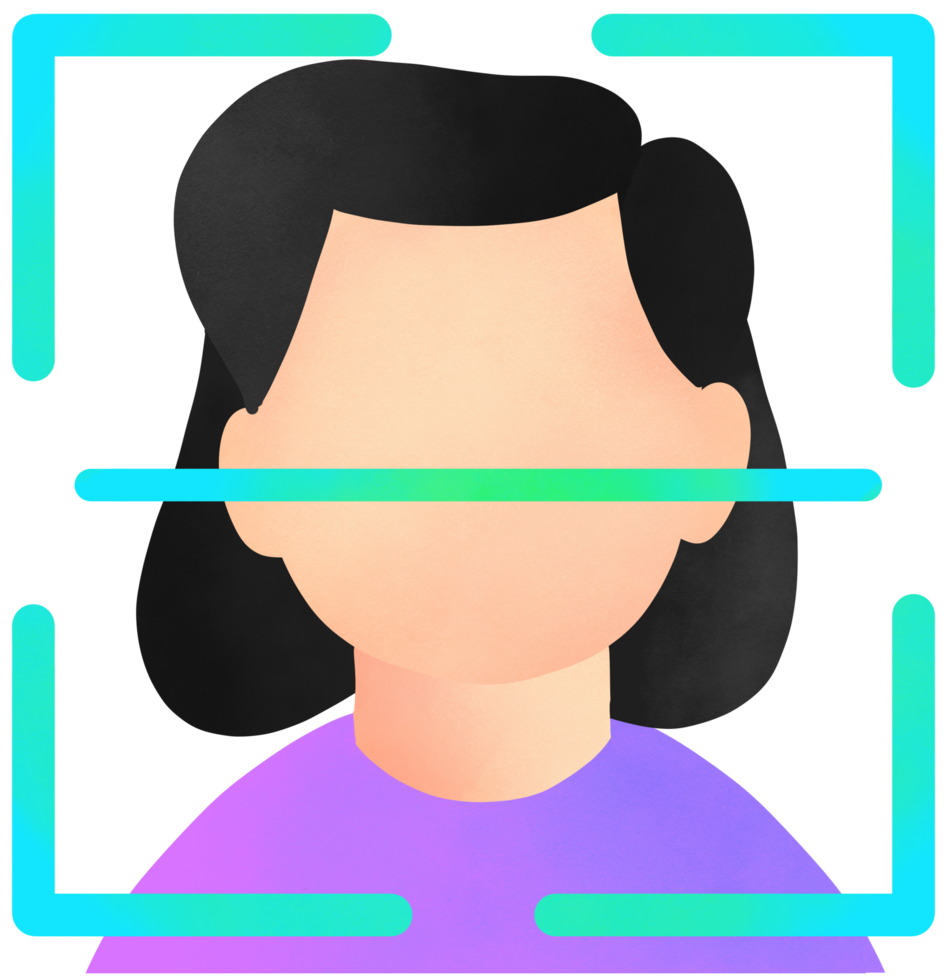 Image processing face scan png