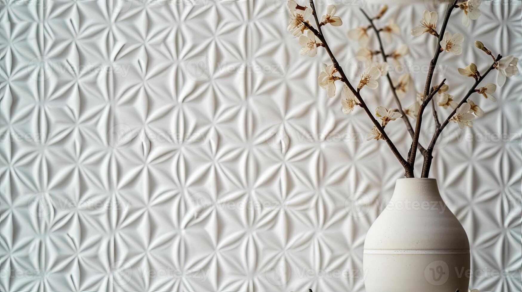 AI generated a seamless pattern against a crisp white background, capturing the essence of elegance and simplicity in a realistic photograph. SEAMLESS PATTERN. photo
