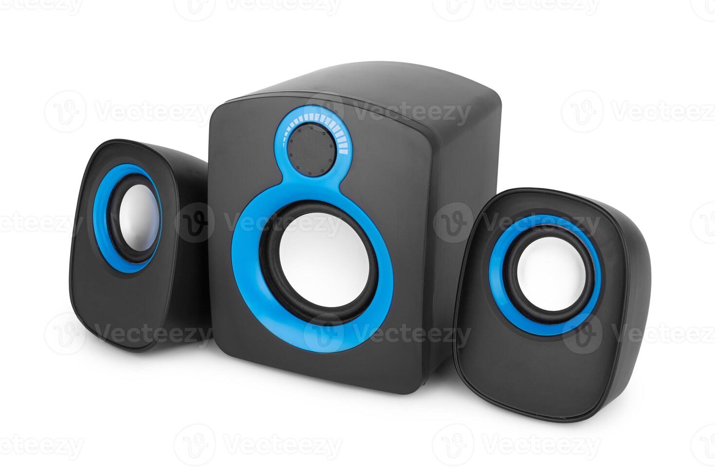 Portable speaker isolated photo