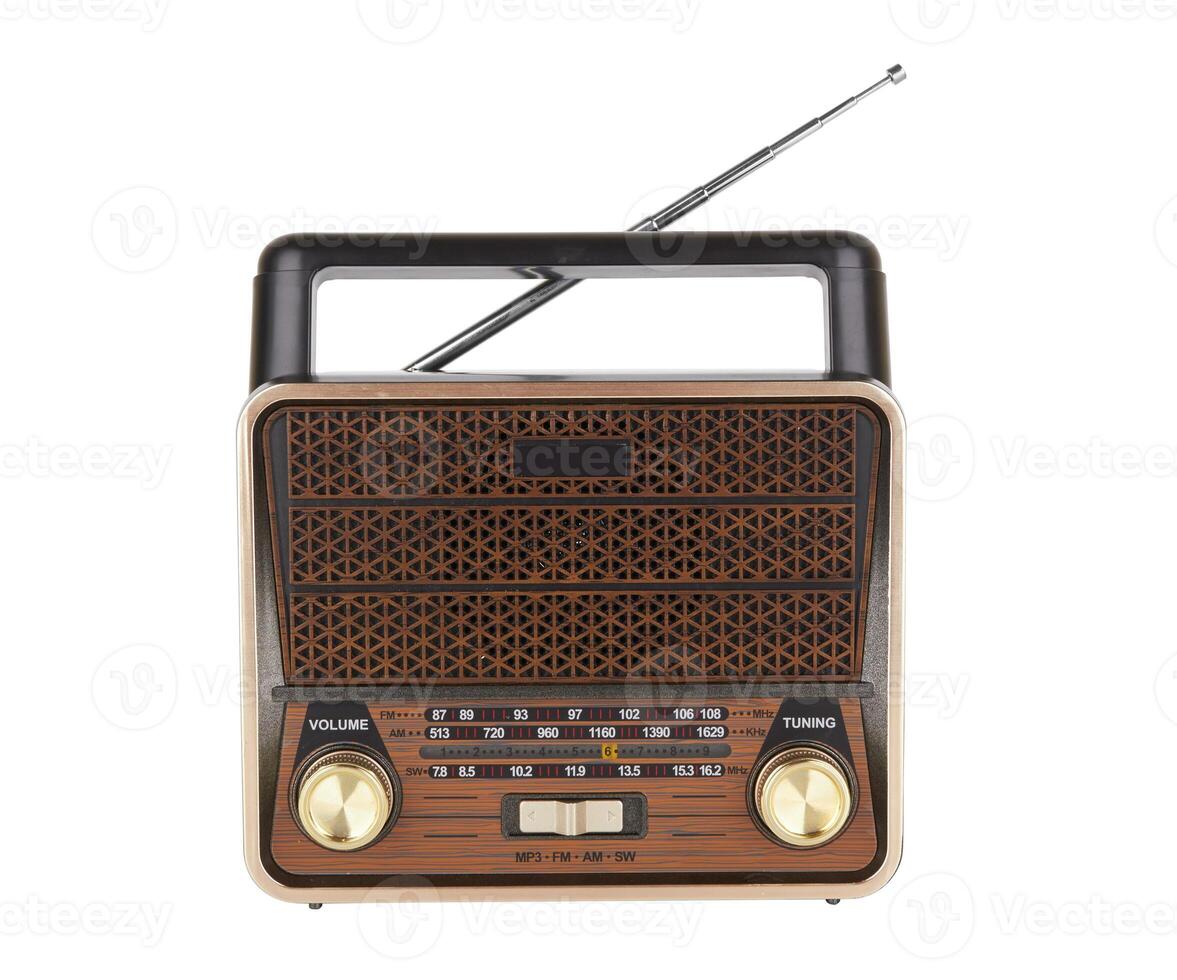 Radio retro portable receiver photo