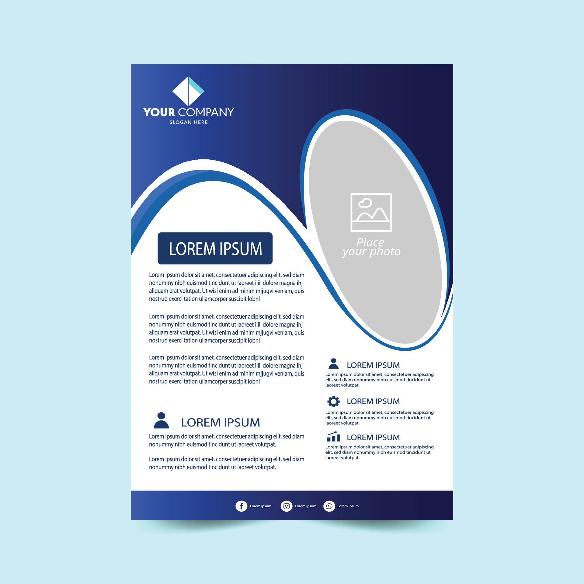 Free vector flyer template design 39559349 Vector Art at Vecteezy Free vector flyer template design 39559349 Vector Art at Vecteezy