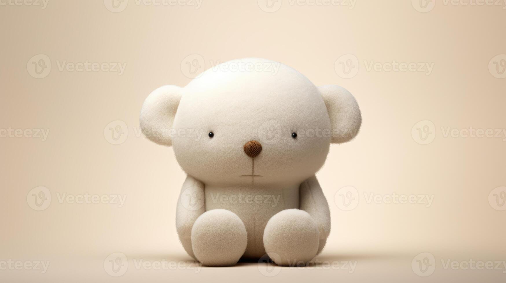 AI generated stuffed animal toy for kids, ai photo