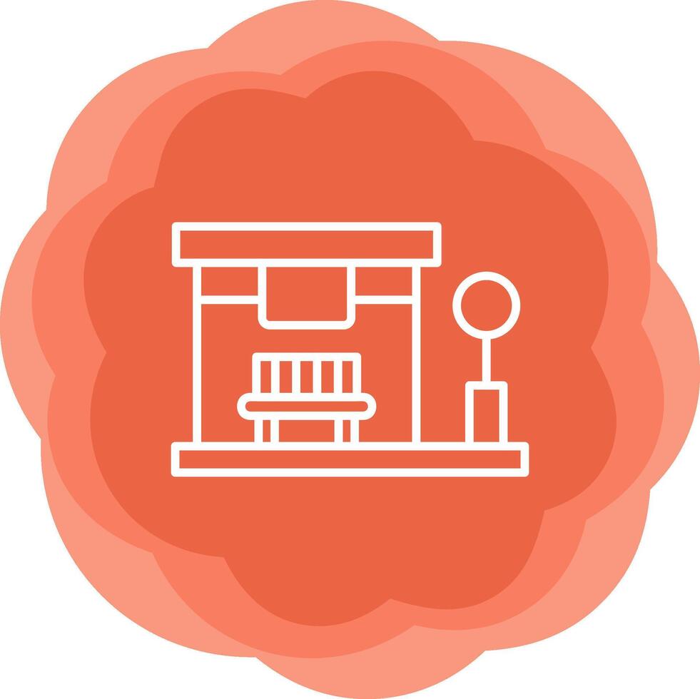Bus Stop Vector Icon