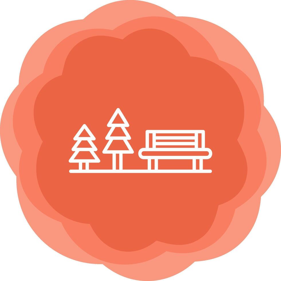 Rest Area Vector Icon