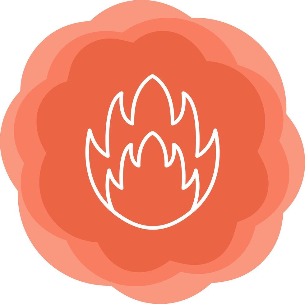 icono de vector de fuego