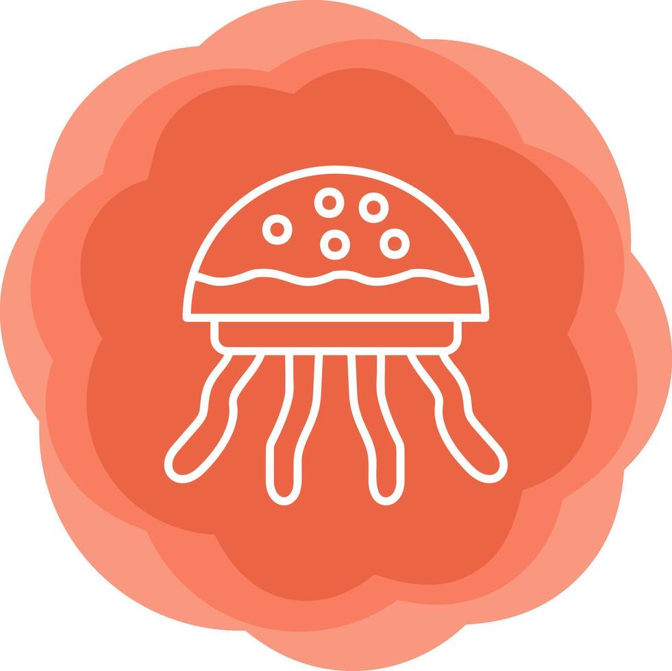 Jellyfish Vector Icon