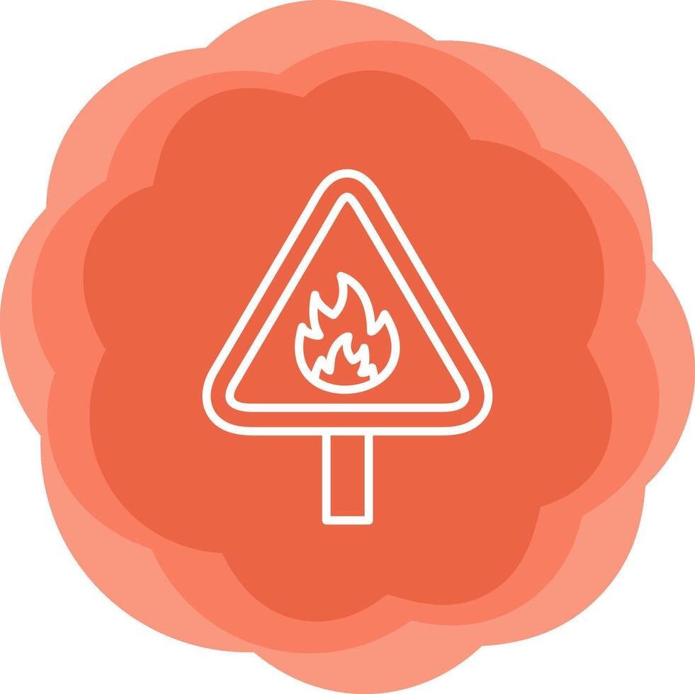 Flammable Vector Icon