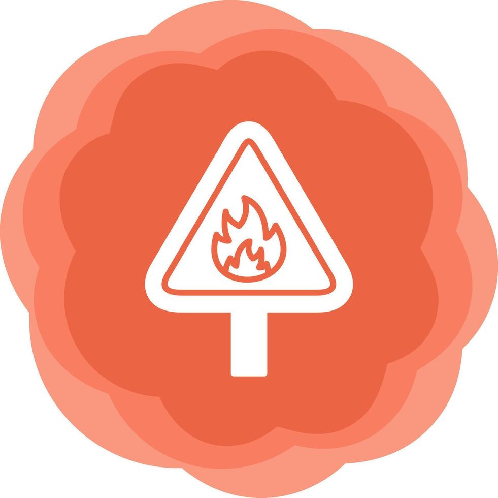 Flammable Vector Icon