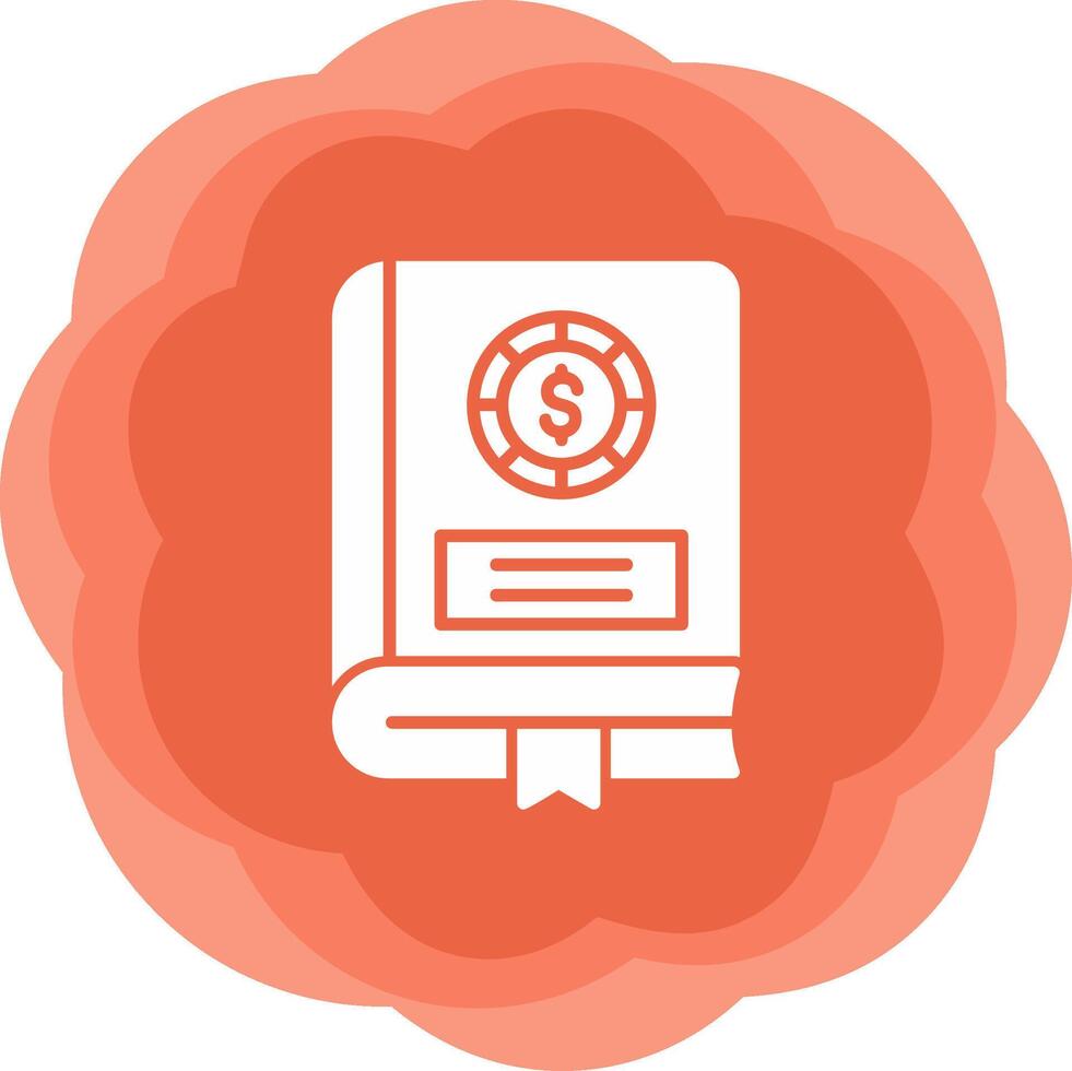 Financial Book Vector Icon
