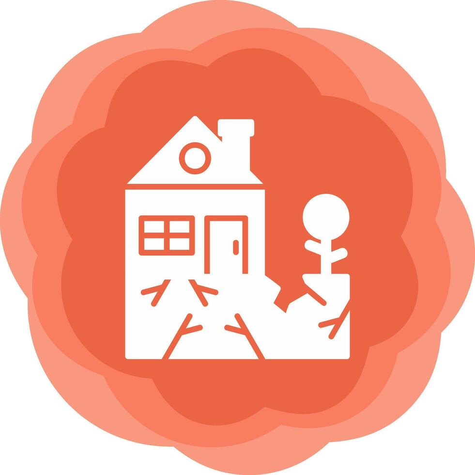 Earthquake Vector Icon
