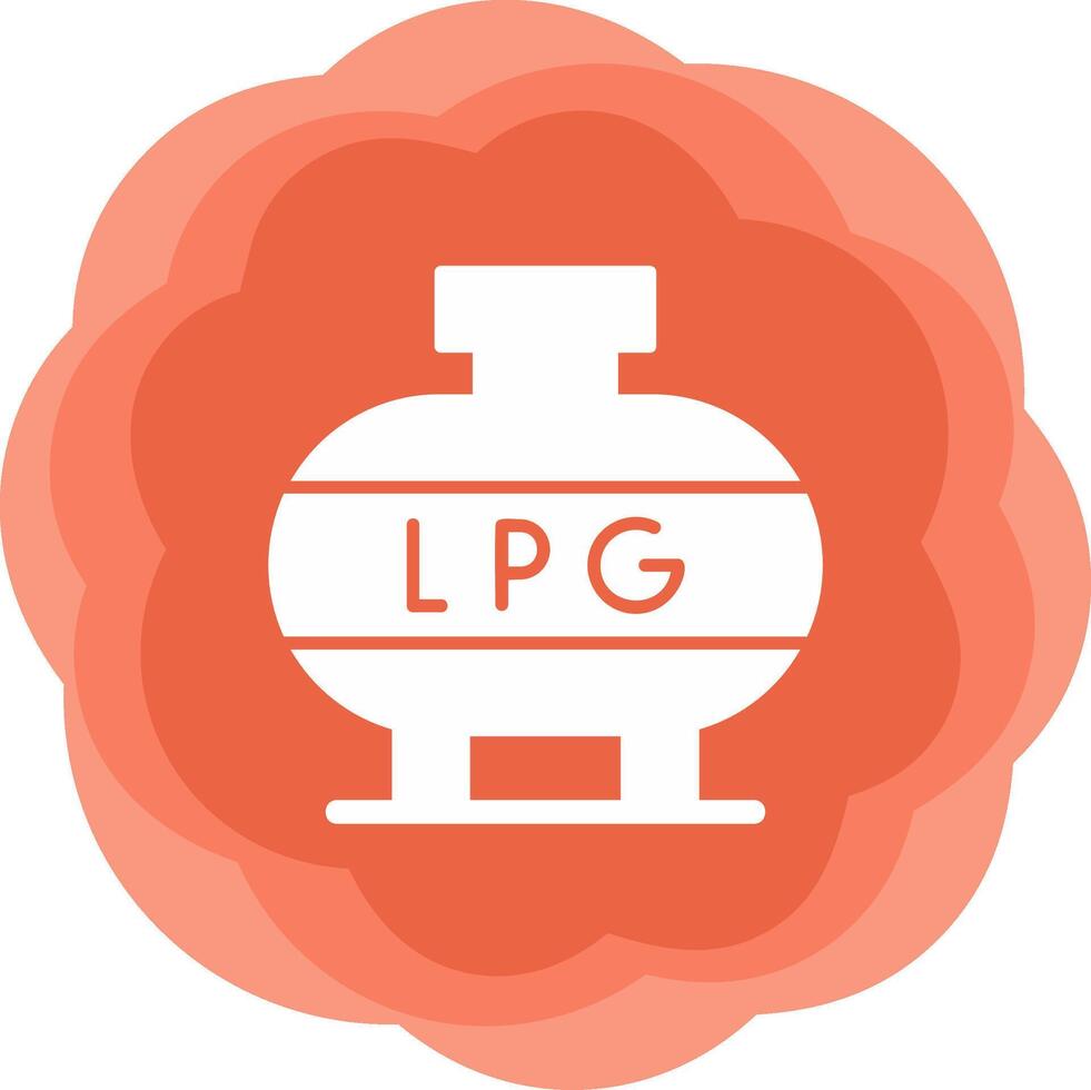 Liquefied Petroleum Gas Vector Icon