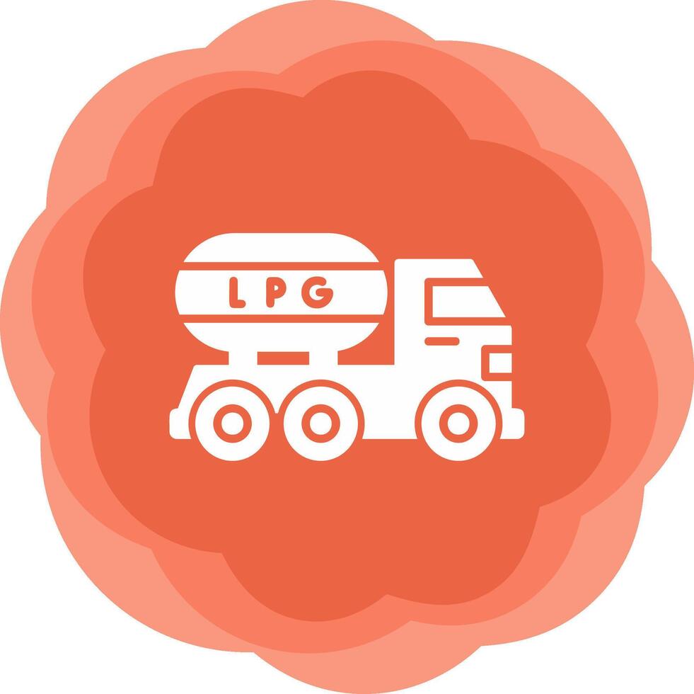 Gas Truck Vector Icon