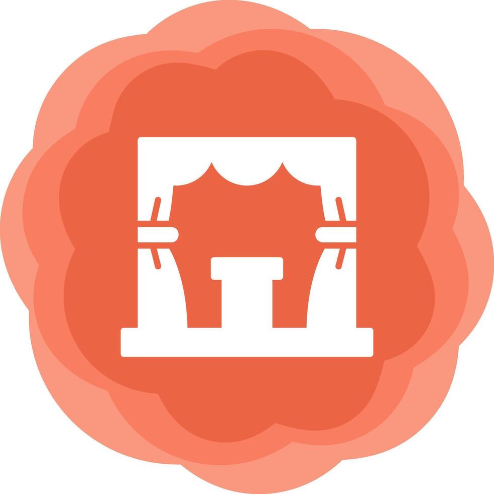 Stage Vector Icon