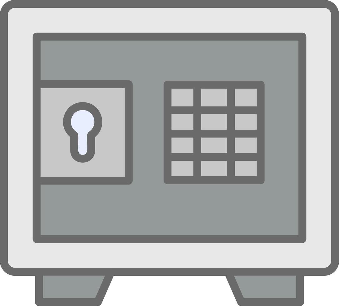 Safe Box Vector Icon