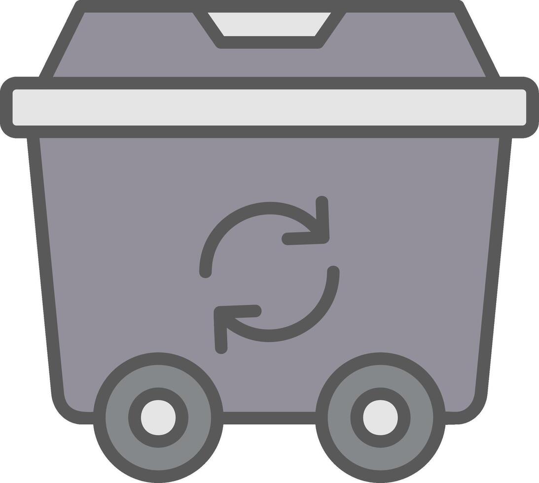 icono de vector de reciclaje