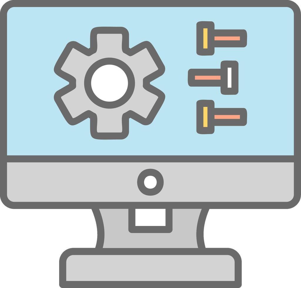 icono de vector de configuración