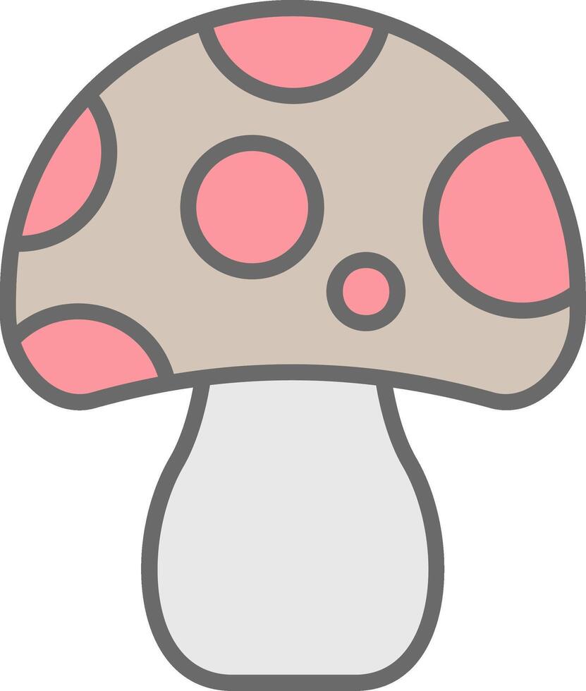 Mushroom Vector Icon