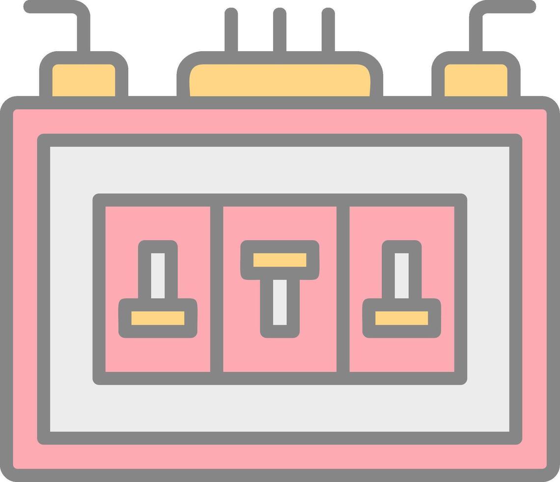 Fuse Box Vector Icon