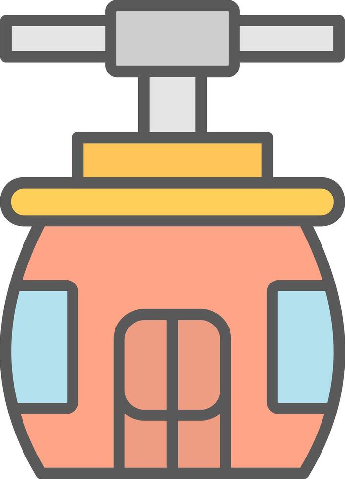 Cableway Vector Icon