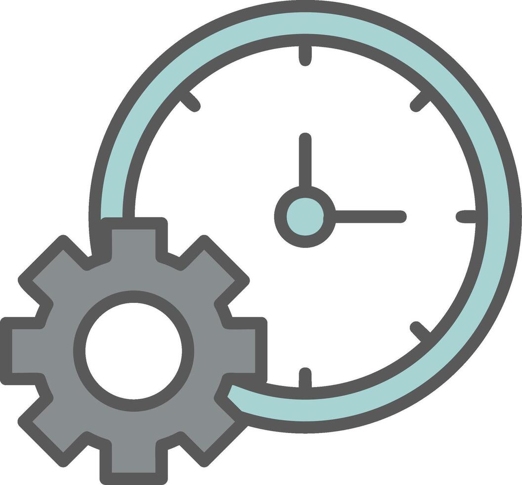 Time Manager Vector Icon