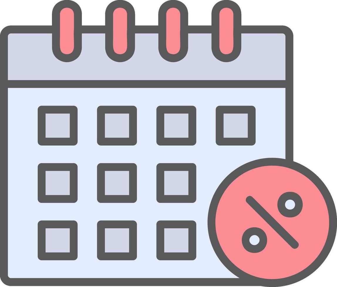 icono de vector de calendario