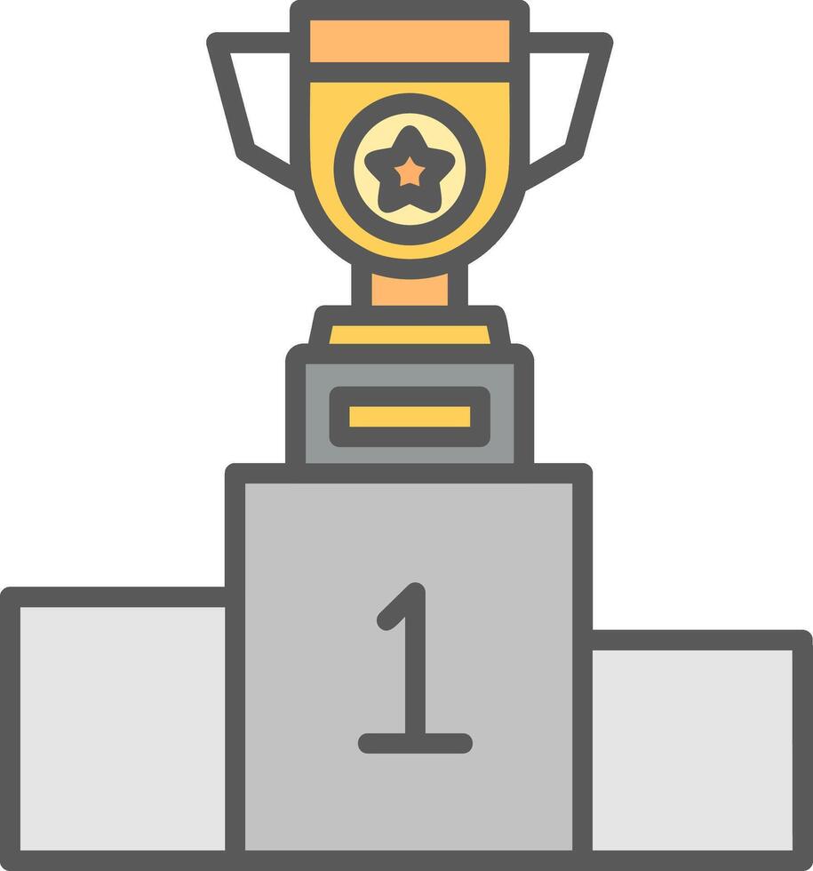 Winner Podium Vector Icon