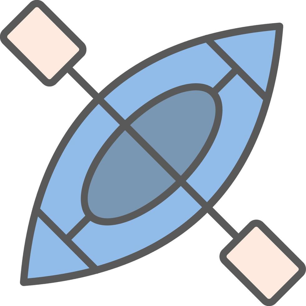 Kayak Vector Icon