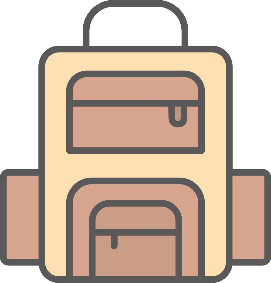 Backpack Vector Icon