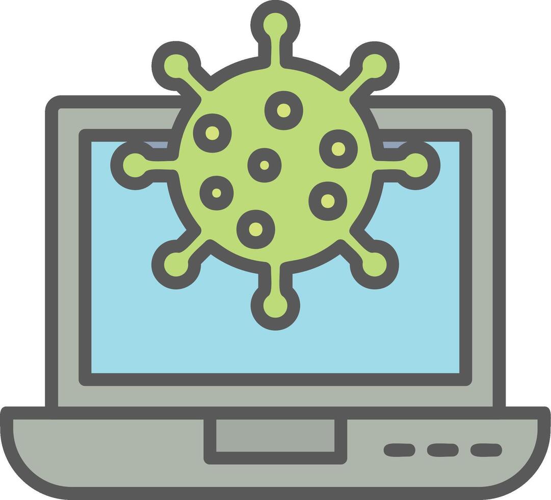 Virus Attack Vector Icon