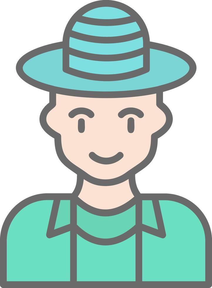 Tourist man Vector Icon