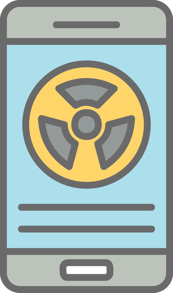 Rdiation Vector Icon