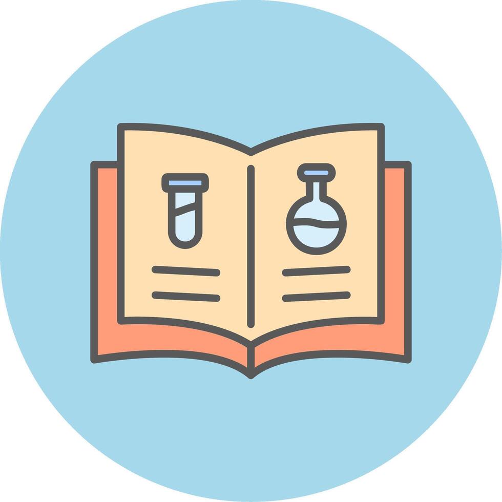 Science Book Vector Icon