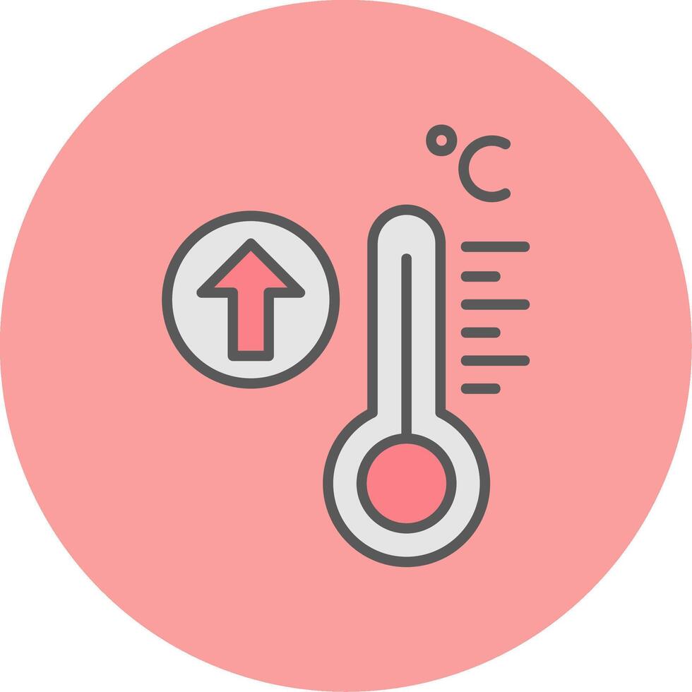 High Temperature Vector Icon