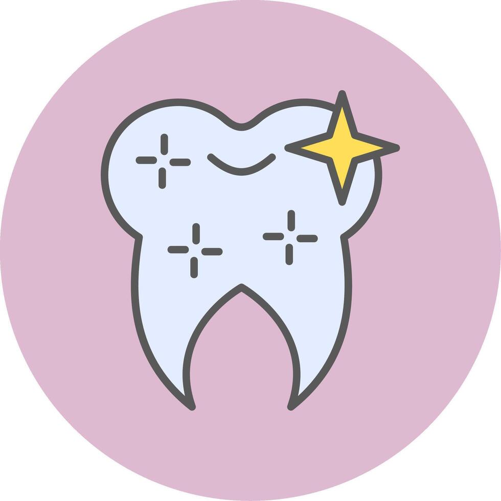 Healthy Clean Tooth Vector Icon