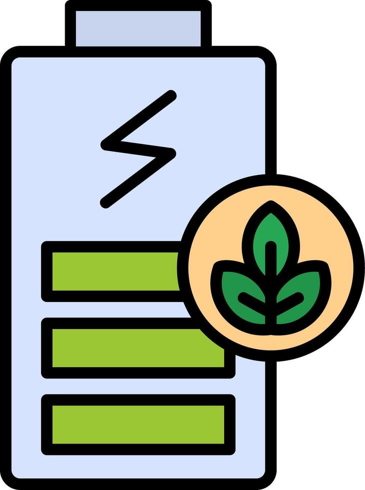 Green Battery Vector Icon