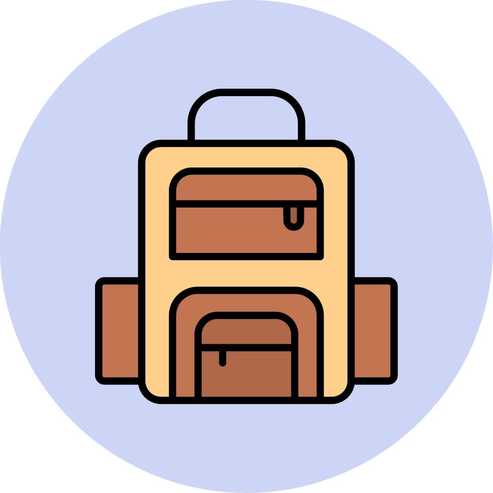 Backpack Vector Icon