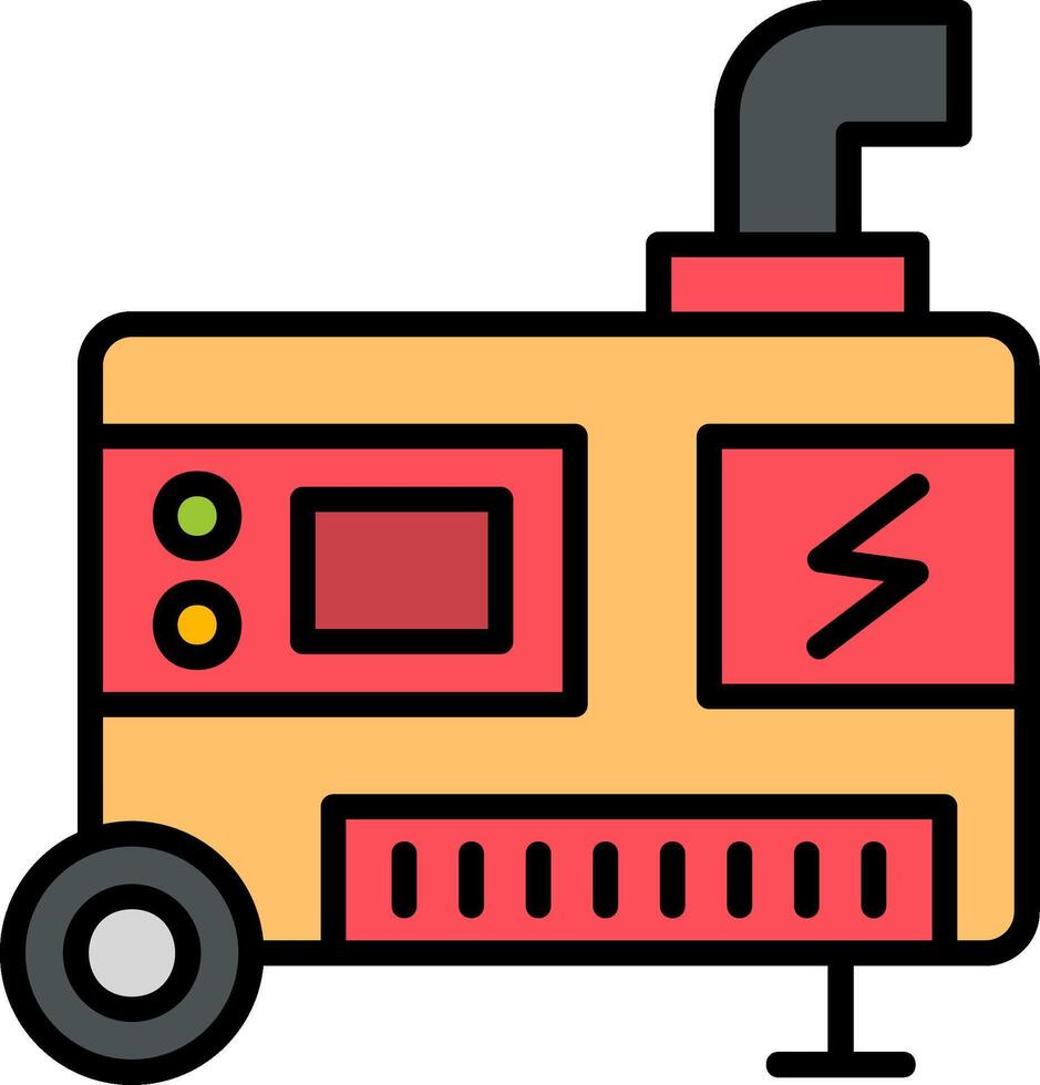 Electric Generator Vector Icon